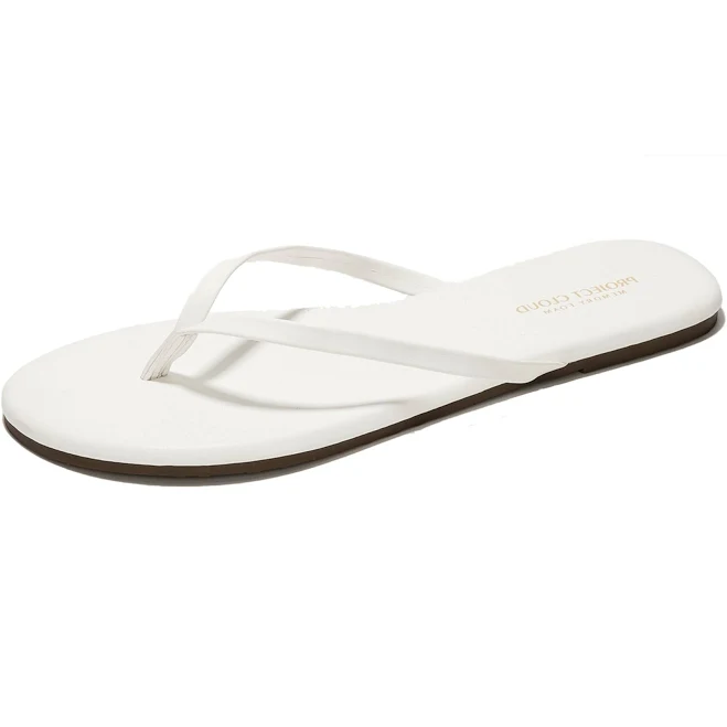 Project Cloud Flip Flops for Women's Memory Foam Flats Summer Sandals for Women's