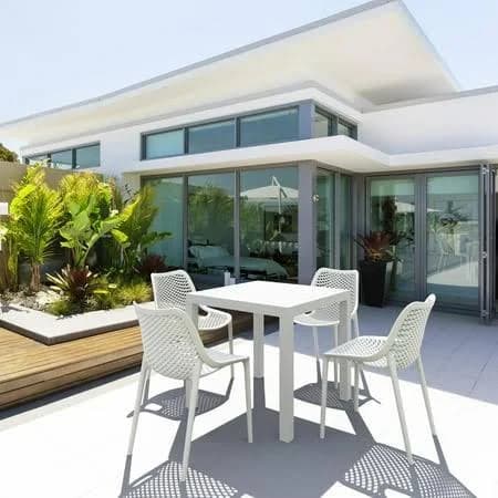 Siesta Air Square Dining Set with 4 Chairs