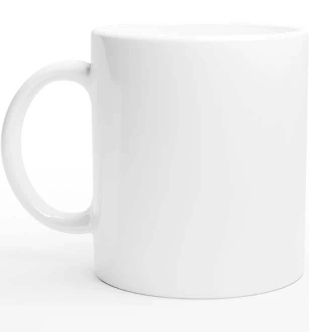 11oz Plain White Ceramic Mug