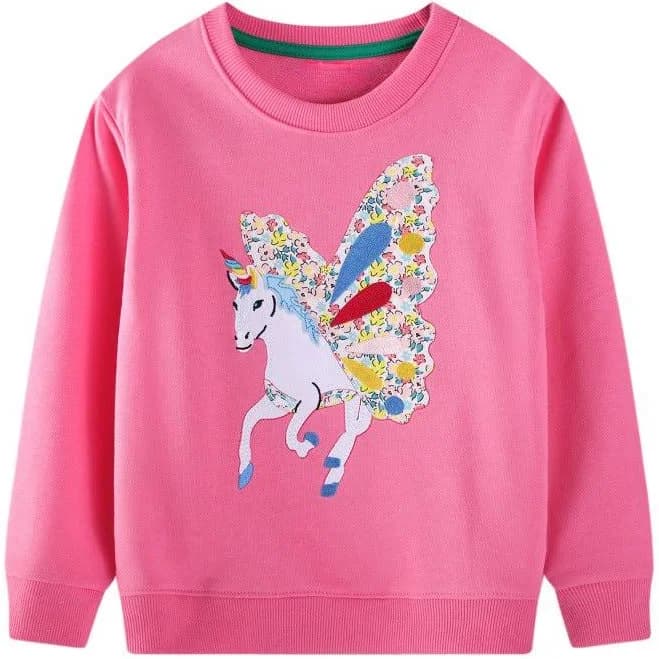 Unicorn Embroidery Sweatshirt