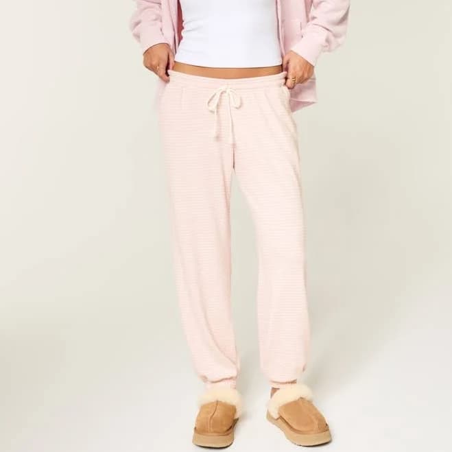 Hollister Gilly Hicks Waffle Baggy Joggers