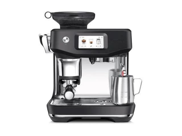 Breville the Barista Touch Impress Espresso Machine with Grinder & Auto Milk Frother, Espresso Maker with Assisted Tamping & Touchscreen, Cappuccino &