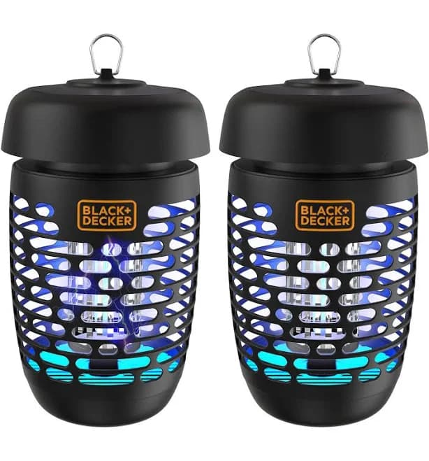 Black + Decker Electric Lantern Bug Zapper 2 Pack