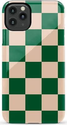 Fit Check Green Checkerboard Case