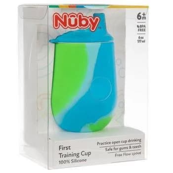 Nuby Silicone Tie-Dye Baby First Training Cup