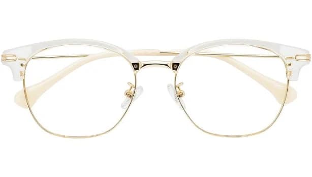 Black Wide Browline Retro-Vintage Lightweight Reading Glasses