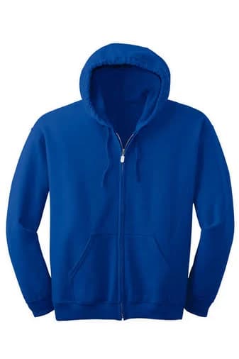 Unisex Full Zip Hooded Sweatshirt