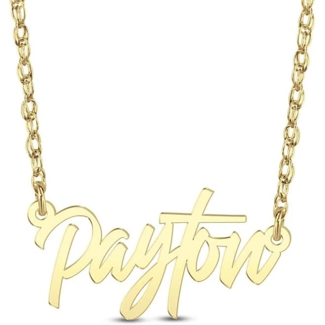 Zales Cursive Modern Script Name Necklace