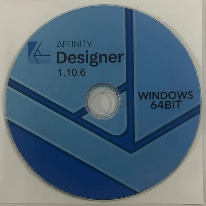 Microsoft Affinity Designer 1.10.6 DVD Installer - 2PC Lifetime Key For Windows PC - Electronics