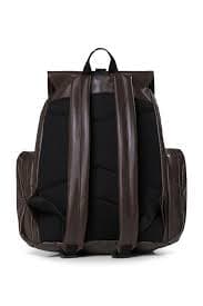 Rains Oversized Rucksack - Shiny Brown | Garmentory