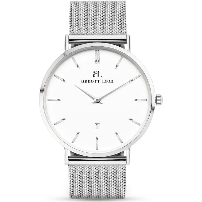Abbott Lyon Kensington 40 Silver Chain Watch