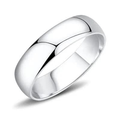 Slickblue Women's 925 Sterling Silver Classic Band Ring