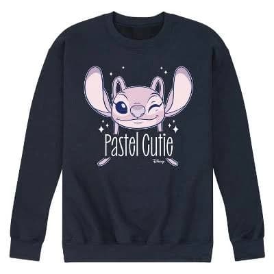 Disney Lilo & Stitch Angel's A Pastel Cutie Fleece Sweatshirt