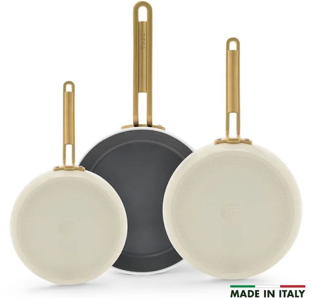 GreenPan Stanley Tucci Ceramic Nonstick 3-Piece Fry Pan Set