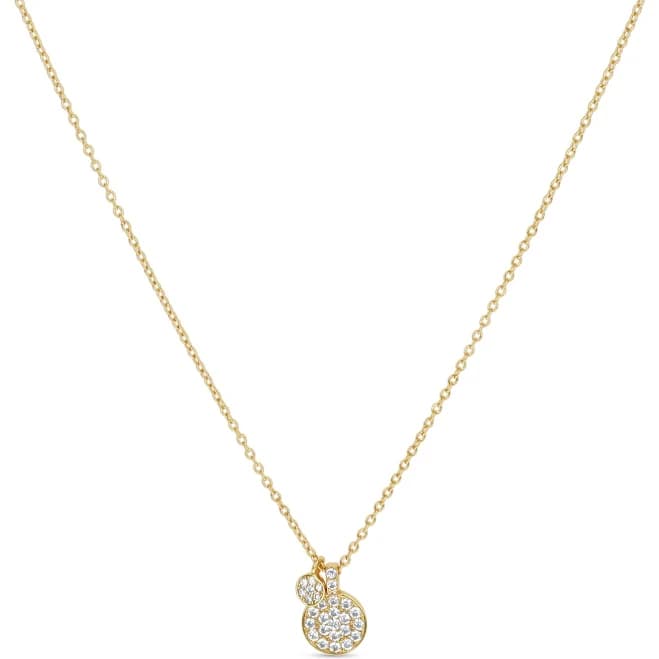 Petite Pave' CZ Silver Charm Necklace