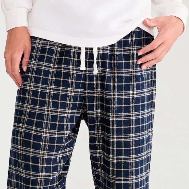 Aeropostale Men's Plaid Flannel Sleep Pants