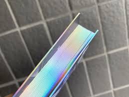 Holographic business cards custom printing white cards with rainbow foil edge free design - AliExpress 21