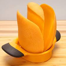 Amazon.com: HengKe Mango Slicer Peeler Cutter Splitter Pitte with Stainless Steel Blade Fruit Divider Ergonomic Rubber Grip Handle Non Slip Extra Large Mango Cutter Divider: Home & Kitchen
