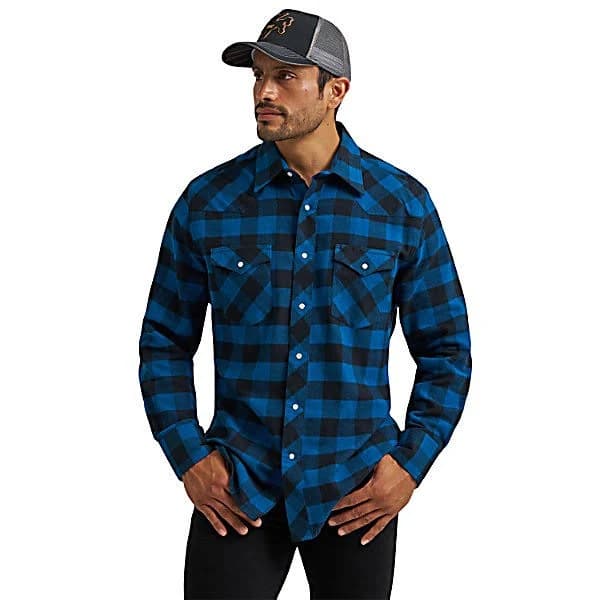 Wrangler Men's Wrancher Flannel Shirt