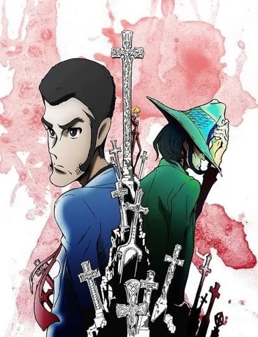 Lupin the Third & Daisuke Jigen Grave Markers Canvas