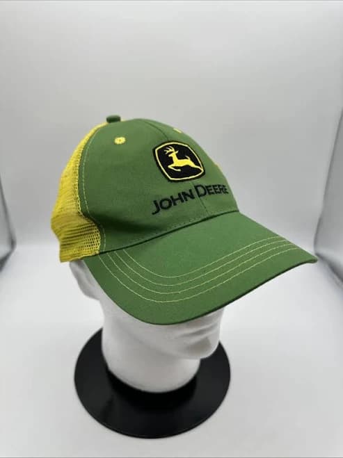 John Deere Adjustable Mesh Trucker Hat Cap