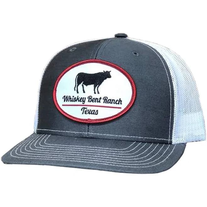 Whiskey Bent Hat Co. Whiskey Ranch Livestock Cattle Patch Snapback Hat