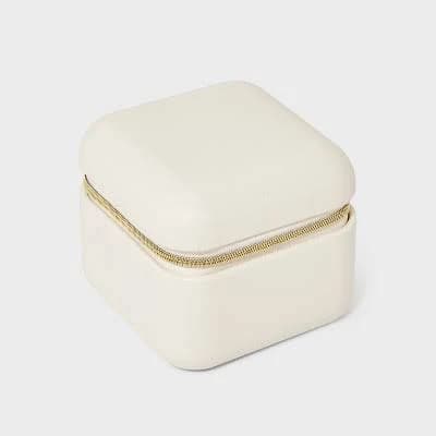 A New Day Rounded Square Travel Organizer Jewelry Box