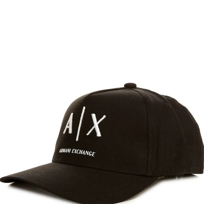 Mens Armani Exchange Logo Embroidered Cap