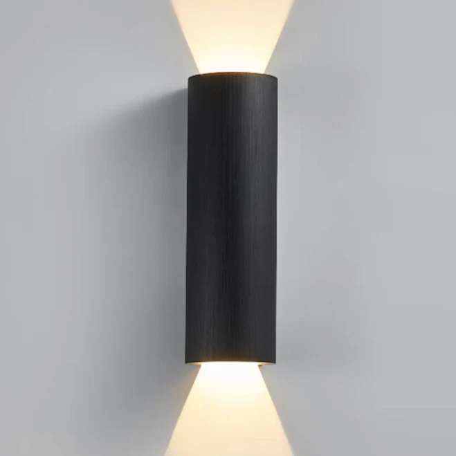 Modern Cylindrical Up Down Light Wall Sconce