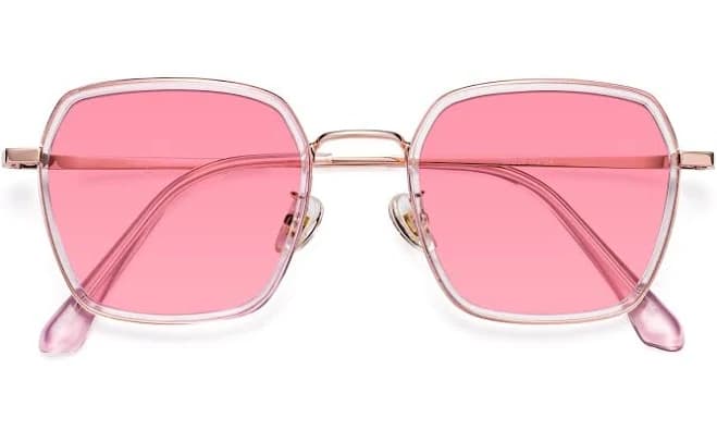 Kelly Oversized TR90 Square Sunglasses