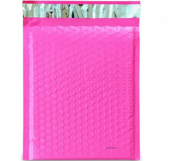 100 2 Pink Poly Bubble Mailers Envelopes Padded Mailer Shipping Bags