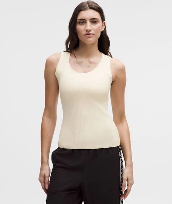 lululemon Wundermost Ultra-Soft Ribbed Nulu Scoop-Neck Tank Top