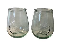 Vidrios San Miguel Stemless Wine 100% Authentic Recycled Glasses 5” Spain (2) | eBay