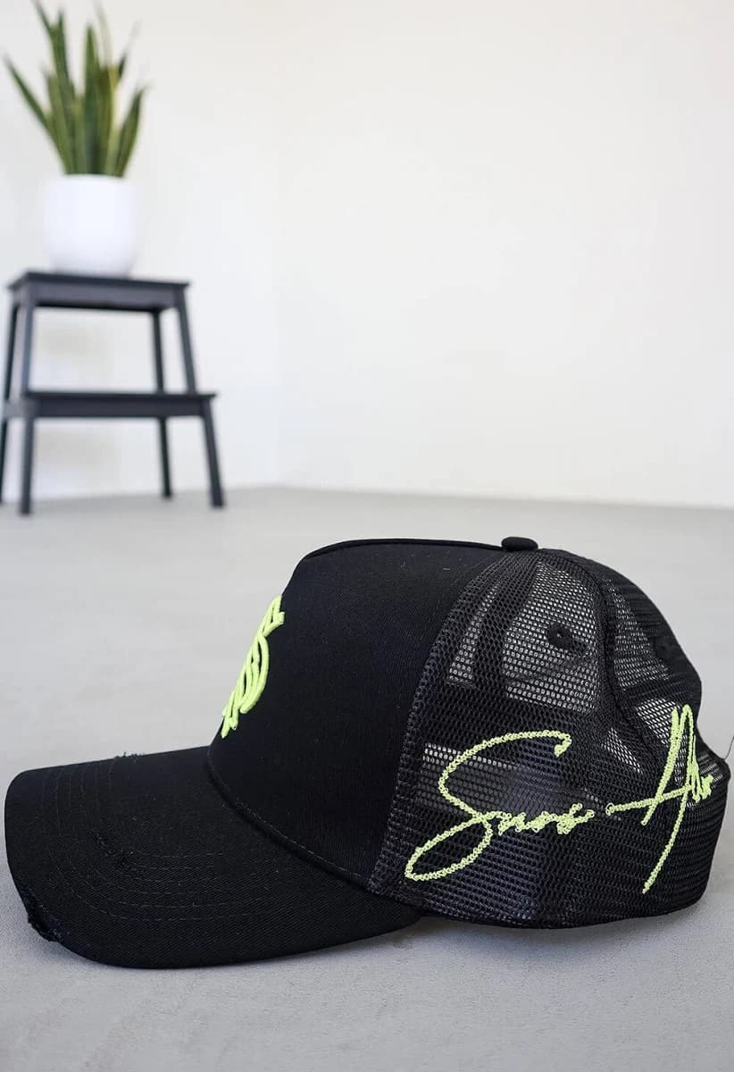 Sinners Attire Distressed Trucker Hat
