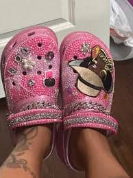Crocs Women's Classic Platform Glitter Clogs from Finish Line - Macy's