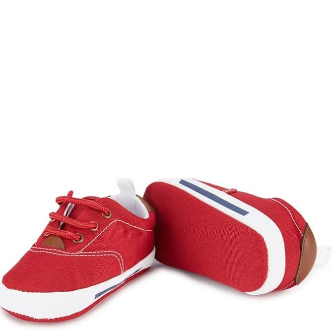 Baby Deer Boys' Canvas Lace-Up Sneakers
