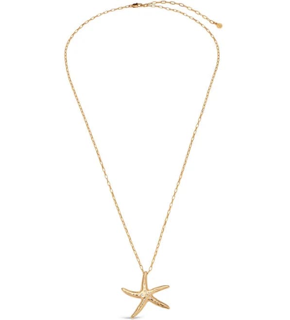 Ettika Starfish Luxe Pendant Necklace