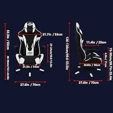 Amazon.com: UYCVT Gaming Office Chair Ergonomic Computer Adjustable Desk Chair 4D Support,Memory Foam Headrest,Durable Steel Frame,155 °Recline,for Home,Study,Working,Executive,Living,Bedr-Black-One Size : Home & Kitchen