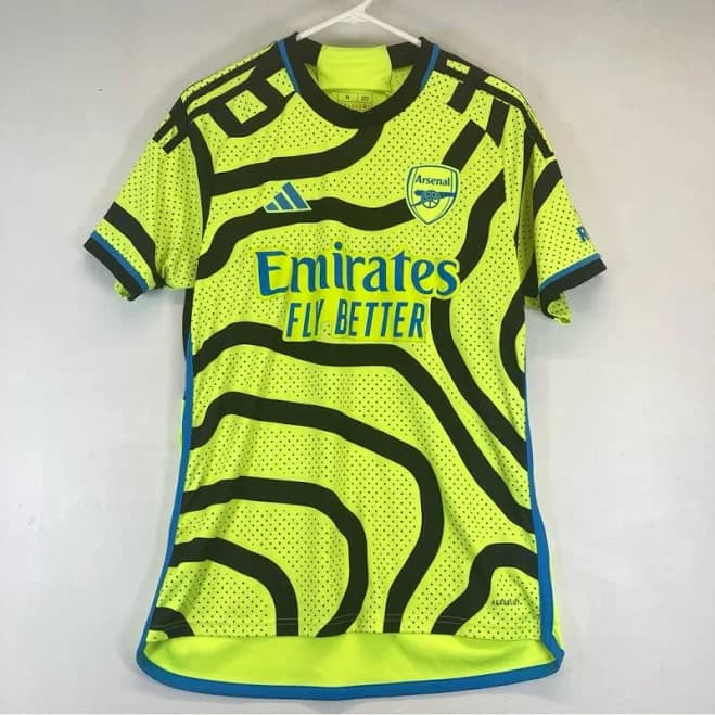 Adidas Shirts | Arsenal Adidas Emirates Jersey M Fly Better Visit Rwanda Champions League Yellow | Color: Black/Green | Size: M | Gianinnar's Closet