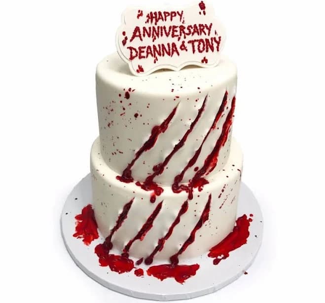 Bloody Halloween Cake