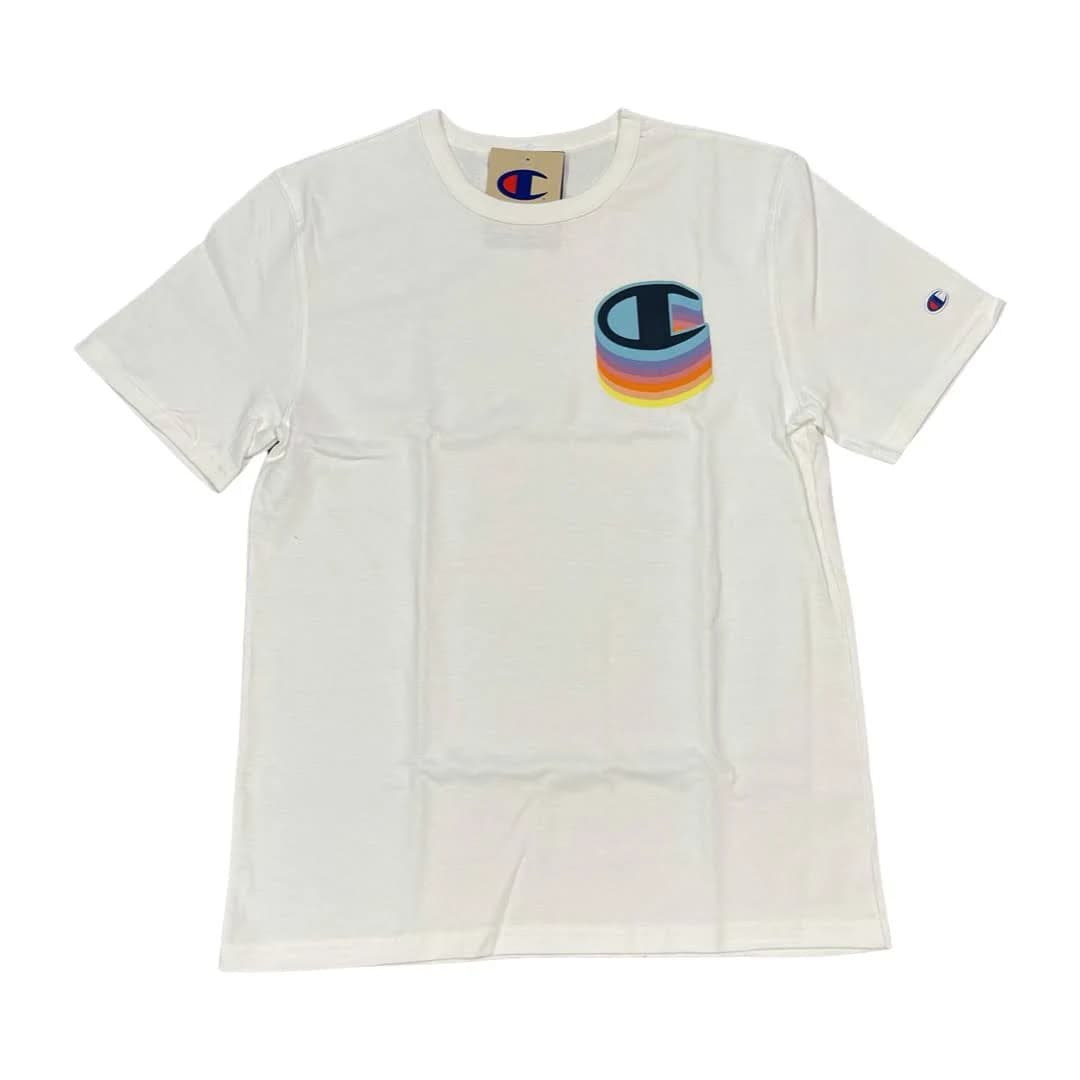 Champion Men's Puff C Heritage Short Sleeve T-Shirt