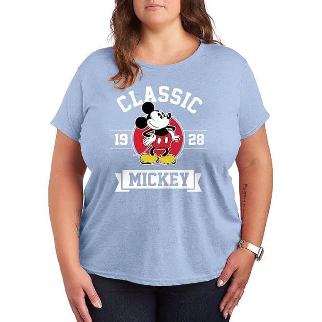 Disney Women's Mickey Mouse Plus Classic 1928 Graphic Tee