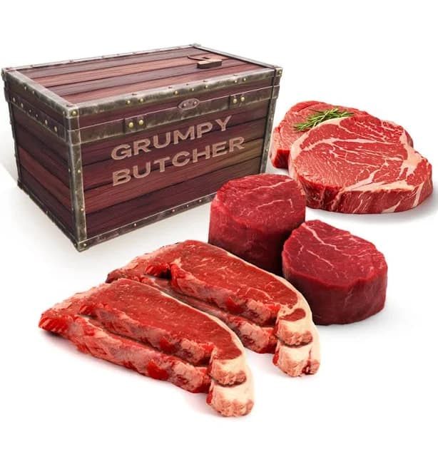 Grumpy Butcher 8 Steaks Premium Set
