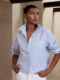 Cropped Shirt | Banana Republic Factory