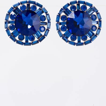 Juliette Vintage Cluster Circle Earrings