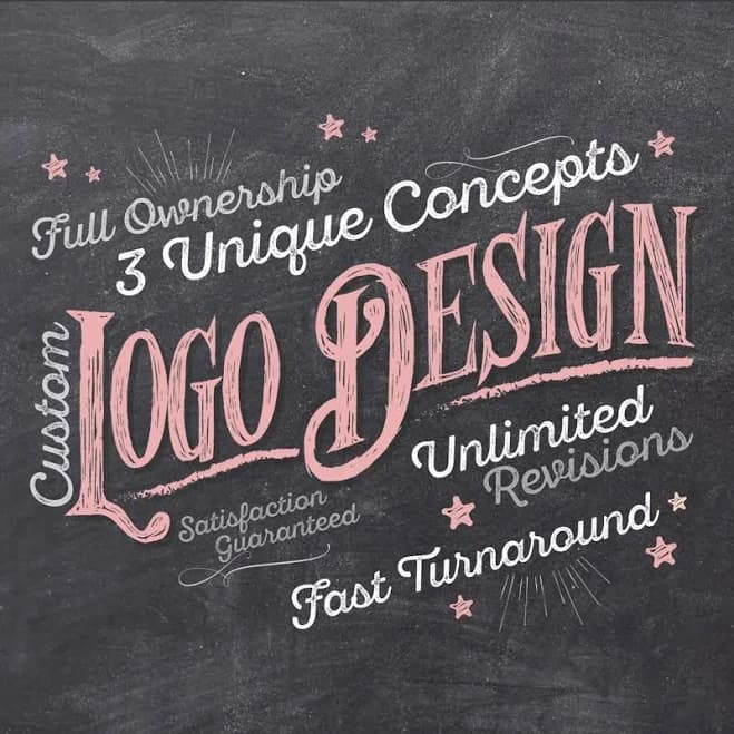 Custom Logo Design Service - 3 Unique Concepts, Unlimited Revisions & Fast Turnaround for Business Branding
