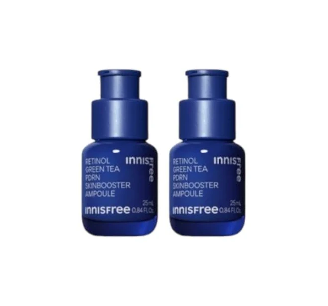 innisfree - Retinol Green Tea PDRN Skin Booster Ampoule - 25ml (2ea) by Stylevana