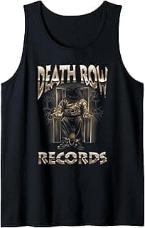 Official Death Row Records Brown Chrome Logo Tank Top