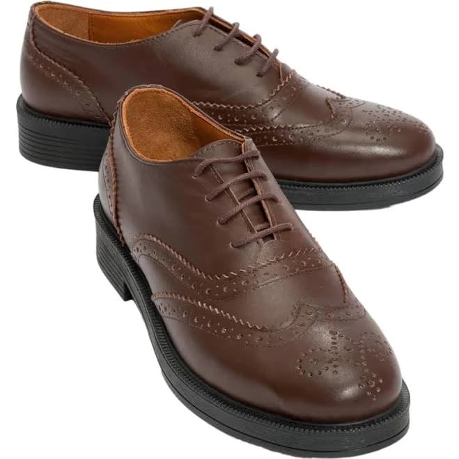 Forever & Always Shoes Women Avra Leather Oxford Shoes
