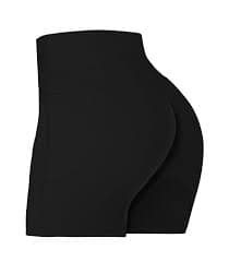 Sunzel 8" / 5" / 3" Biker Shorts for Women with Pockets, High Waisted Yoga Workout Shorts Black X-Small at Amazon Women's Clothing store